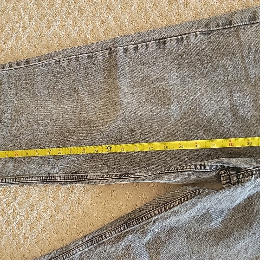 NWT Zara Women's Black Acid Wash Straight Leg Jeans US Sz 4 - Picture 8 of 8